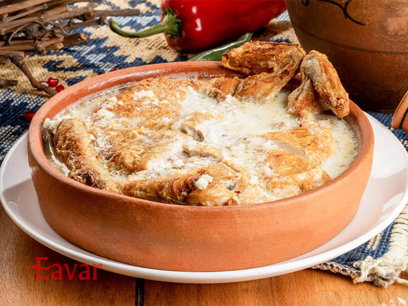 شکمرولی از غذاهای گرجی