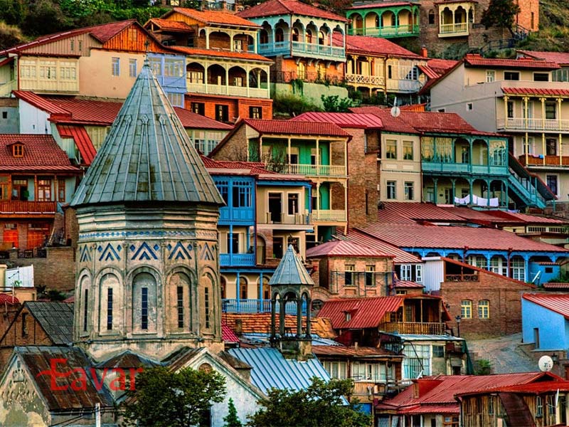 شهر قدیمی تفلیس از جاهای دیدنی گرجستان