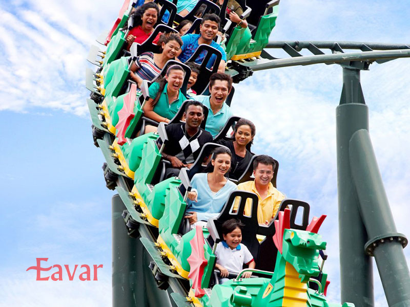 ترن هوایی اژدها از ترن های هوایی لگولند دبی