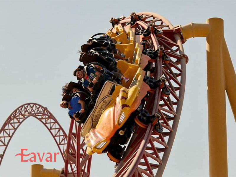 ترن هوایی ولوسیراپتور در شهربازی آی ام جی دبی