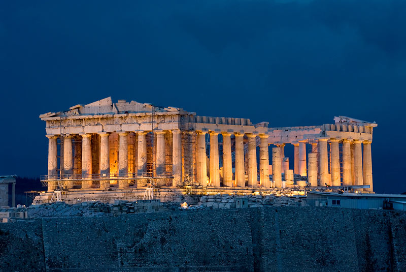 معماری کلاسیک در آکروپلیس آتن