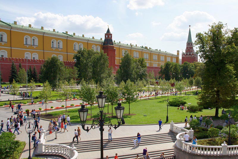 بازدید از پارک الکساندر مسکو