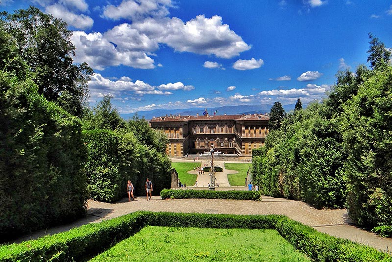 باغ های بوبولی فلورانس و کاخ پیتی