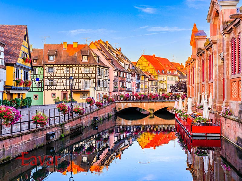روستای کولمار از جاذبه های گردشگری فرانسه