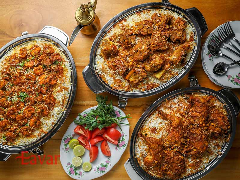 هزینه خورد و خوراک در دبی