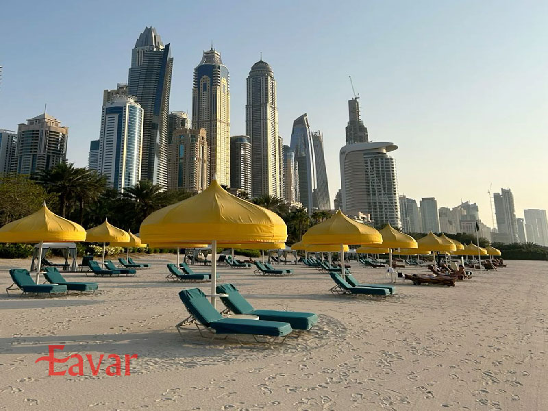 امکانات ساحل مارینا دبی