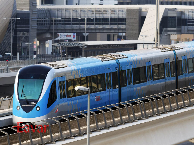 ساحل مارینا دبی با مترو و تراموا