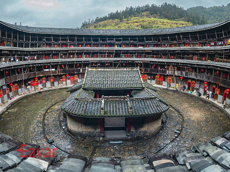 خانه های خاکی فوجیان از آثار تاریخی چین