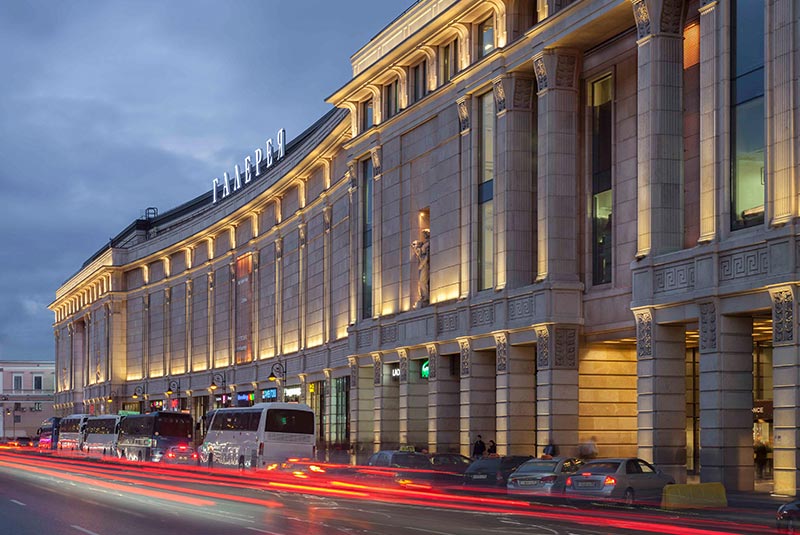 گالریا از مراکز خرید سن پترزبورگ