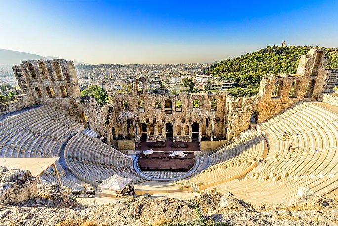 بازدید از اودئون هرودس آتیکوس