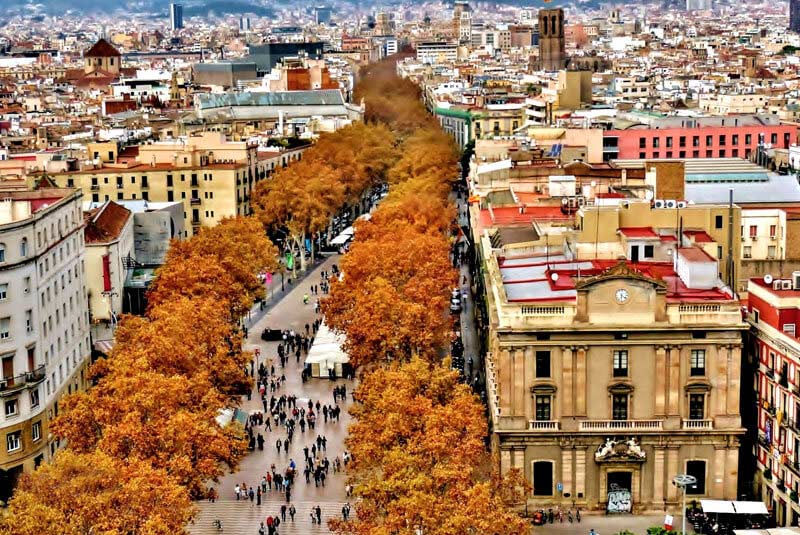 خیابان لا رامبلا بارسلون