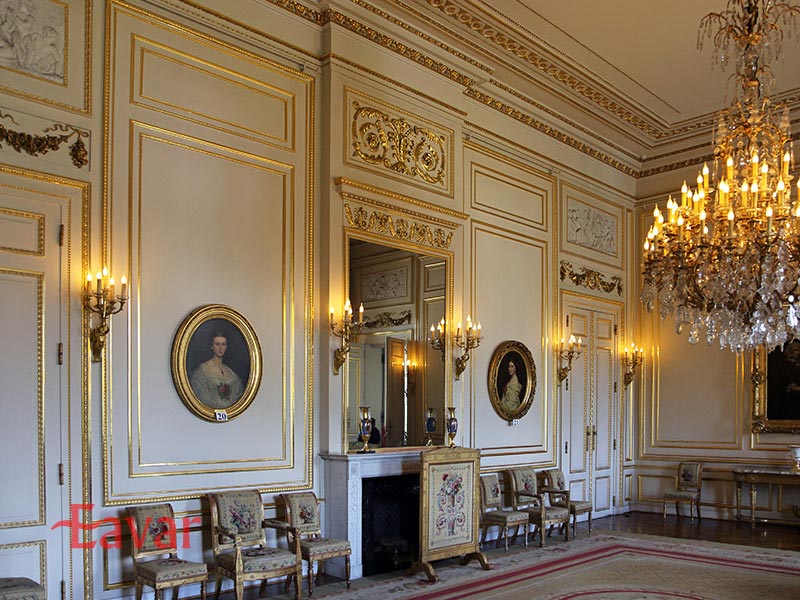 معماری داخلی کاخ سلطنتی بروکسل