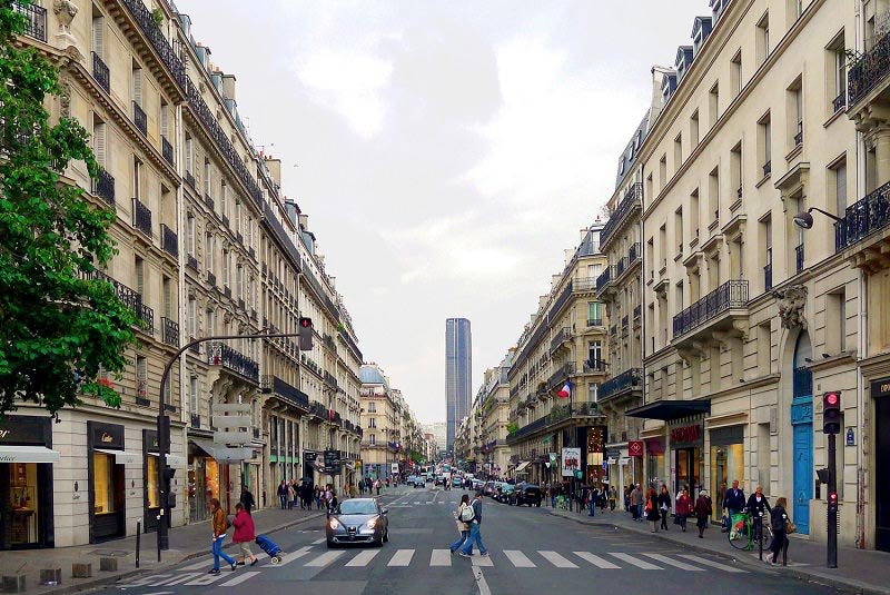 خیابان خرید رن پاریس