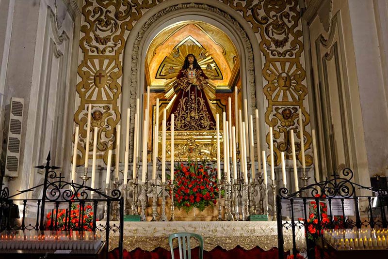 محراب کلیسای سانتیاگو مالاگا