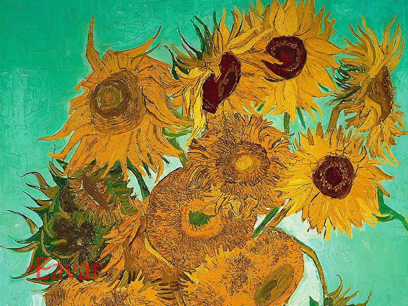 گل های آفتابگردان ونگوگ