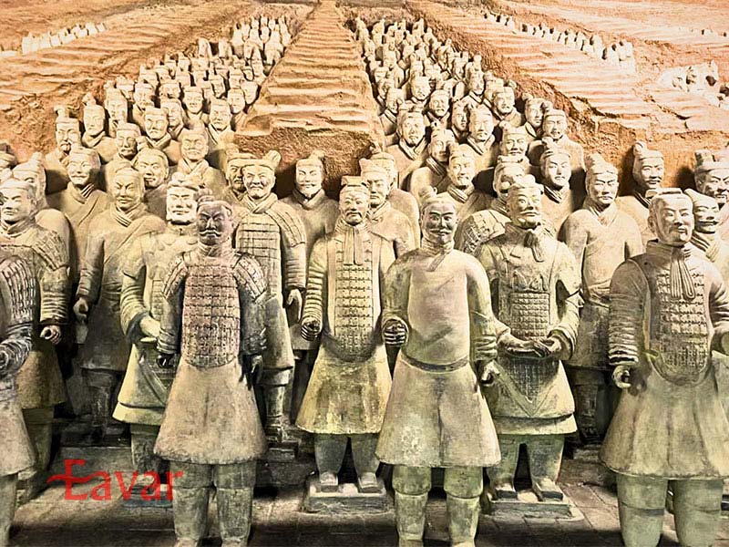 ارتش سفالین از مکان های دیدنی چین