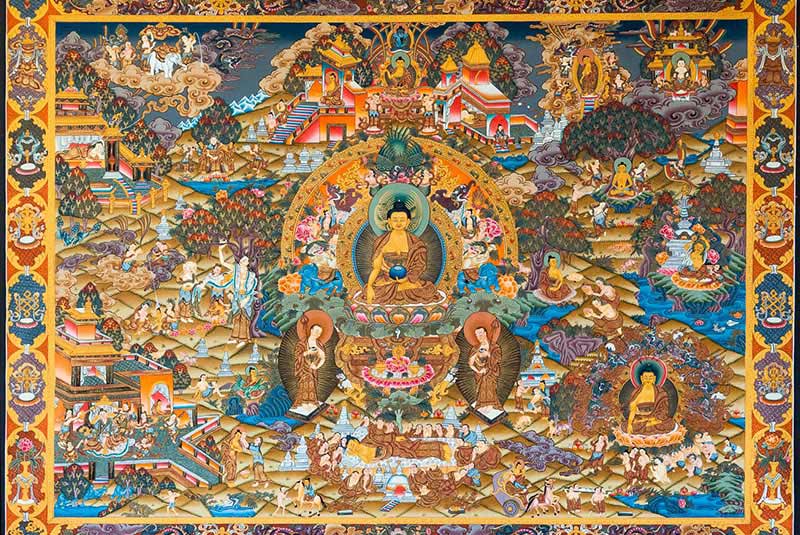 نقاشی تانگکا از سوغاتی های نپال