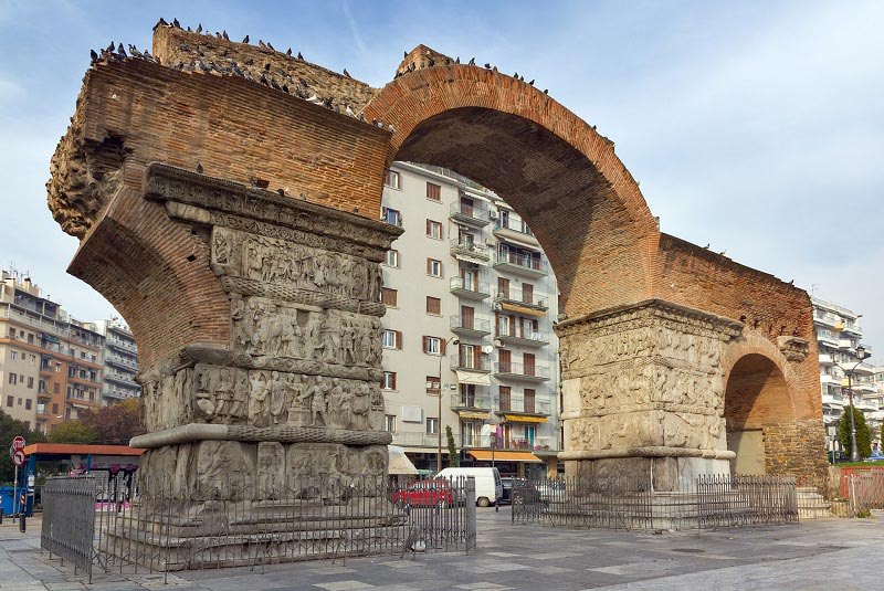 طاق گالریوس از جاهای دیدنی تسالونیکی