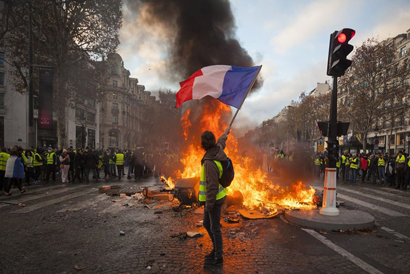 اعتراض جلیقه زردها در فرانسه