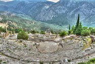 معبد دلفی یونان