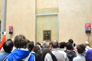 تابلو نقاشی مونا لیزا در موزه لوور پاریس