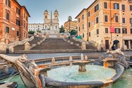 پله‌ های اسپانیایی در رم
